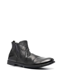 schwarze Chelsea Boots aus Leder von Officine Creative