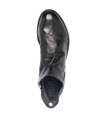 schwarze Chelsea Boots aus Leder von Officine Creative