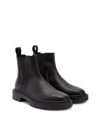 schwarze Chelsea Boots aus Leder von Giuseppe Zanotti