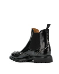 schwarze Chelsea Boots aus Leder von Church's