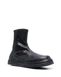 schwarze Chelsea Boots aus Leder von Moma