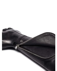 schwarze Chelsea Boots aus Leder von Rick Owens