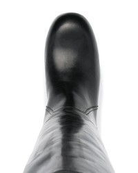 schwarze Chelsea Boots aus Leder von Rick Owens