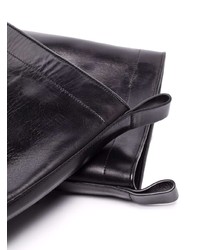 schwarze Chelsea Boots aus Leder von Rick Owens