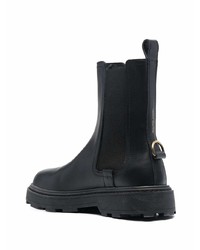 schwarze Chelsea Boots aus Leder von Philippe Model Paris