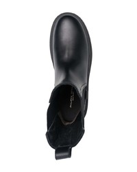 schwarze Chelsea Boots aus Leder von Philippe Model Paris