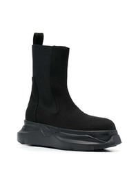 schwarze Chelsea Boots aus Leder von Rick Owens DRKSHDW