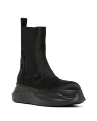 schwarze Chelsea Boots aus Leder von Rick Owens DRKSHDW