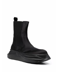 schwarze Chelsea Boots aus Leder von Rick Owens DRKSHDW