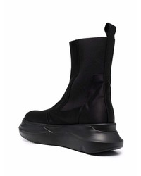 schwarze Chelsea Boots aus Leder von Rick Owens DRKSHDW