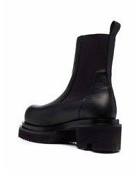 schwarze Chelsea Boots aus Leder von Rick Owens