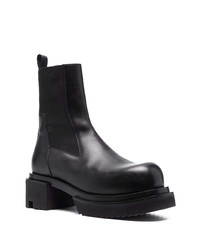 schwarze Chelsea Boots aus Leder von Rick Owens