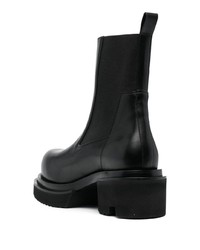 schwarze Chelsea Boots aus Leder von Rick Owens