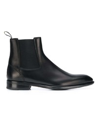 schwarze Chelsea Boots aus Leder von Doucal's