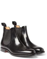 schwarze Chelsea Boots aus Leder von Church's