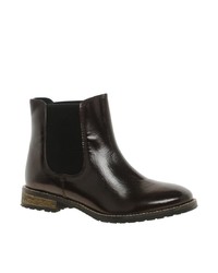 schwarze Chelsea Boots aus Leder von Bertie