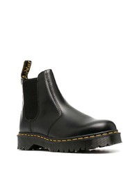 schwarze Chelsea Boots aus Leder von Dr. Martens