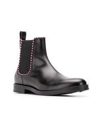 schwarze Chelsea Boots aus Leder von Gucci