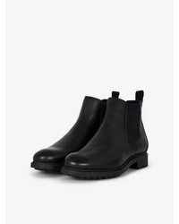 schwarze Chelsea Boots aus Leder von Bianco