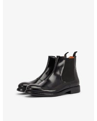 schwarze Chelsea Boots aus Leder von Bianco