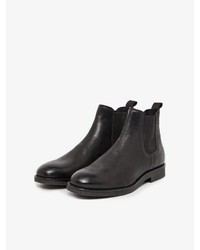 schwarze Chelsea Boots aus Leder von Bianco