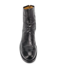 schwarze Chelsea Boots aus Leder von Officine Creative