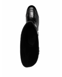 schwarze Chelsea Boots aus Leder von Stefan Cooke