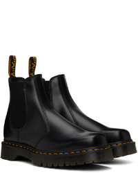 schwarze Chelsea Boots aus Leder von Dr. Martens