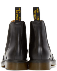 schwarze Chelsea Boots aus Leder von Dr. Martens