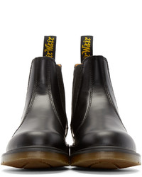 schwarze Chelsea Boots aus Leder von Dr. Martens