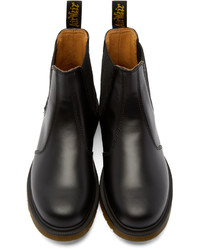 schwarze Chelsea Boots aus Leder von Dr. Martens