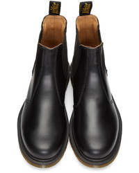 schwarze Chelsea Boots aus Leder von Dr. Martens