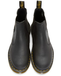 schwarze Chelsea Boots aus Leder von Dr. Martens