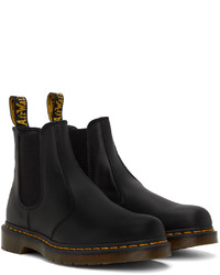 schwarze Chelsea Boots aus Leder von Dr. Martens