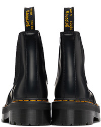 schwarze Chelsea Boots aus Leder von Dr. Martens