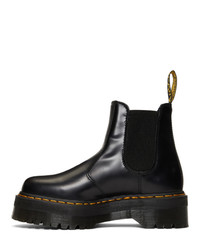 schwarze Chelsea Boots aus Leder von Dr. Martens