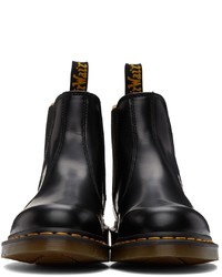 schwarze Chelsea Boots aus Leder von Dr. Martens