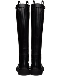 schwarze Chelsea Boots aus Leder von Rick Owens