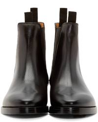 schwarze Chelsea Boots aus Leder von Acne Studios