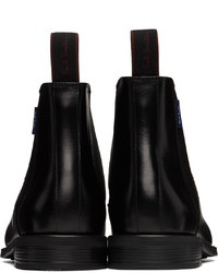 schwarze Chelsea Boots aus Leder von Ps By Paul Smith