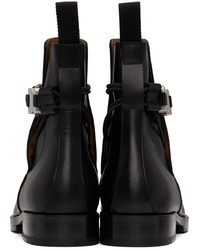 schwarze Chelsea Boots aus Leder von 1017 Alyx 9Sm