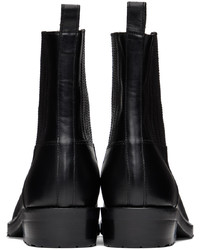 schwarze Chelsea Boots aus Leder von Toga Virilis