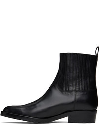 schwarze Chelsea Boots aus Leder von Toga Virilis