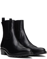 schwarze Chelsea Boots aus Leder von Toga Virilis