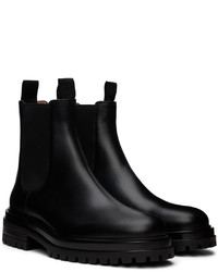 schwarze Chelsea Boots aus Leder von Gianvito Rossi