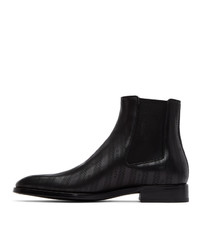 schwarze Chelsea Boots aus Leder von Givenchy