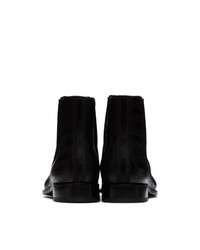 schwarze Chelsea Boots aus Leder von Givenchy