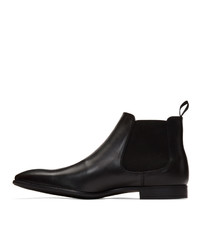 schwarze Chelsea Boots aus Leder von Ps By Paul Smith