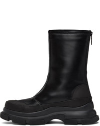 schwarze Chelsea Boots aus Leder von Both