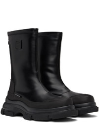 schwarze Chelsea Boots aus Leder von Both